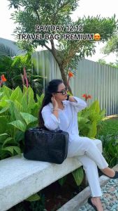 Tas Travel Croco Kulit Premium | Tas Mudik Travel Bags | Lulage Bag | TAS PAKAIAN