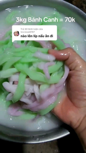 Combo 2Kg Bánh Canh Bột Xắt Sa Đec: 1kg Vị Trắng Truyền Thống + 1Kg Vị Lá Dứa