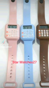 Jam Tangan Anak Kalkulator Terbaru Cute FREE Baterai Cadangan