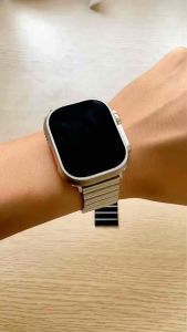 Dây thép đúc Bracelet cho Apple Watch Seri 1-12 SE 1/2/3 Ultra 1/2/3/4 đồng hồ T800 T700... Đủ size 38-49mm