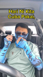 Anti UV HeadBuff Topeng Muka Face Mask Bandana For Rider Stitched Camouflage Head Scarf Face Mask Motorcycle Bicycle Fishing Sport Headband For Delivery Rider Pemandu Motor