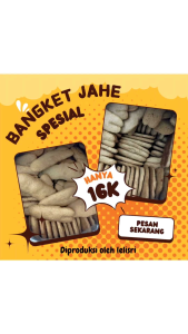 Kue Bangket Jahe Spesial: Cemilan Rasa Jahe Netto 200g