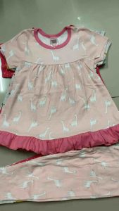 22-45KG BỘ tay ngắn quần dài bé gái THUN BORIP mềm co giãn form babydoll siêu cưng 047