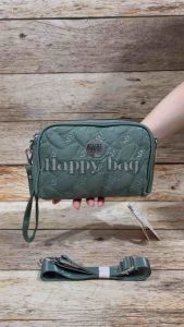 Pouch/Tas selempang wanita Sighmon Kanvas 2Sleting SG9090-158 2Tali