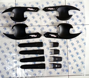 Cover Handle Plus Outer All New Rush Keyless/smart key TRD Sportivo Hitam Doff