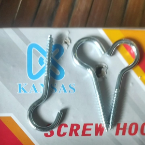 Cantolan Sangkar Burung Sekrup Buka 8 (Screw Hook) Harga 1pcs