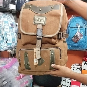 (COD) TAS RANSEL KANVAS IMPORT TAS RANSEL LAKI LAKI DAN PEREMPUAN