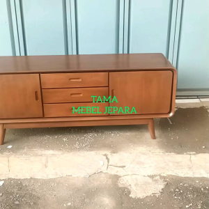Bufet Tv Kayu Jati Meja Tv Minimalis Jati