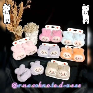 (1SET 2PCS) JEPIT RAMBUT LABUBU VIRAL / JEPIT RAMBUT ANAK BONEKA LABUBU LUCU / LABUBU CUTE HAIR CLIP / LBS8550