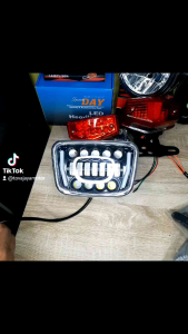 Reflektor Daymeker 16LED lis chrom RX KING NEW OVAL set breket copy bpro