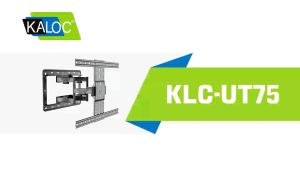KALOC UT75 40"-75" Ultra Slim & Thin Full Motion Articulatilng TV Walll Mount Bracket |Thinnest Fully Articulating Bracket Compatible with Samsung Frame LG and Sony | Swivels and Tilts Nipis Penyangkut Dinding TV Braket 超薄电视机墙壁支架