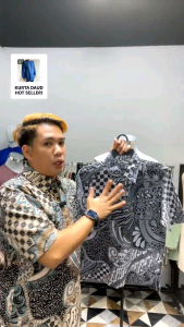 KEMEJA BATIK MODEN LELAKI ( COTTON EXCLUSIVE ) SHOR SLEEVE MEN BY GALERI TIJAANI
