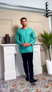 KURTA DAUD LENGAN PANJANG | KAIN LINEN BY BEAUFIT (REGULAR FIT) BY BEAUFIT