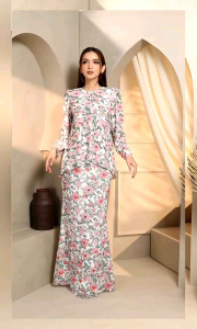KURUNG MODERN Chiffon Floral