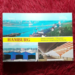 Post Card Jerman Kuno Hamburg UN USED