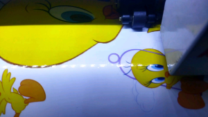 Sticker Dinding TWEETY VINYL Graftac White Waterproof Ukuran 30-50 cm