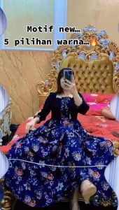 Dress Cinderella Full Smoke Bunga-Bunga: Pilihan Terbaik untuk Pesta Malam