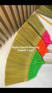 KALINGGA Sapu Lantai Rayung Premium Anti Rontok [ Lakop ]