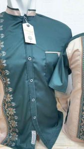 AGNINA KOKO COUPLE AYAH DAN ANAK 1-15 tahun TERBARU BAHAN KATUN TOYOBO PREMIUM MOTIF BORDIR