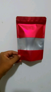 STANDING POUCH WINDOW 15X22 CM TRANSMETZ PREMIUM WADAH PLASTIK KLIP ZIPLOCK 15X22 CM ISI ( 50)