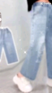 Celana Anak Perempuan Kulot Jeans Cewek Usia Tanggung