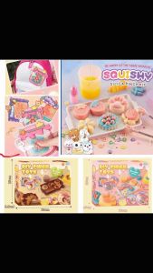 Kids DIY squishy silicone decompression pinch kit toys childrens day gift handmade squishy toy