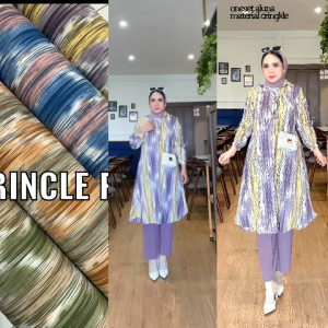 Setelan Celana Aluna Long Tunik Model Terbaru 2023