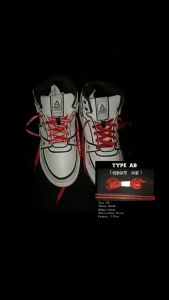 ORIGINAL Shoelaces/tali sepatu katakana by daad.co Type AB