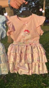 ABCKIDS Girls Cute Skirt and Top Terno Cute Kuromi Cotton T-Shirt Top Girls Set My Melody