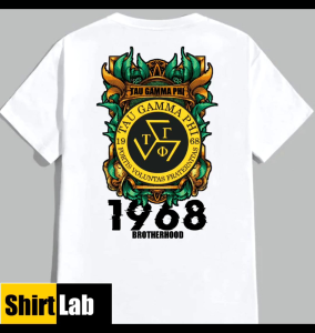 Shirtlab Triskelion Fratshirt Sublimation Tshirt Brotherhood Design Tau Gamma Phi FS