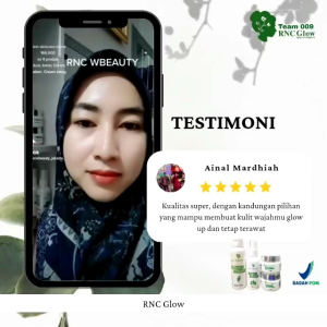 RNC WBEAUTY GLOW ORIGINAL SKINCARE BPOM DISTRIBUTOR RESMI RNC GLOW