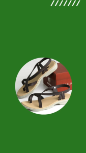 CAMOU Sandal Wanita Dewasa Terbaru 2025 Kekinian Korean Style Ori Simple Tapi Mewah Berbahan Karet Lentur Cocok Untuk Kondangan