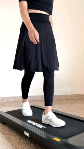 Asila Celana Legging Rok Olahraga Wanita/Legging Rok Olahraga Panjang Dibawah Lutut/Skirt Sport Sepeda Jogging Running