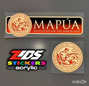 3m reflective customized school university stickers for cars motorcycles gadgets laptop etc