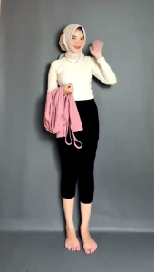 VALEN TOP BLOUSE SERUT KIRI & KANAN KOREA STYLE