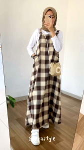 OVERALL FLANEL - ZEYN OVERALL FLANEL - by fefastyle