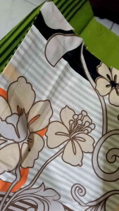 Sprei Dewasa Seprei Katun Bunga Kasur No 2 Queen Size Ukuran 160x200 Tinggi 30 Lebih Sprei Home Made Corak Motif Bunga Hijau