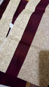 Sprei Double Seprei Katun Two In One Rumbai Sprei Kasur Susun Ranjang Sorong 120 Rempel Sprei Corak Motif Bunga Coklat