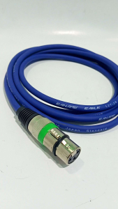 kabel microphone xlr female ke jek akai 65mm mono 5 meter 10 meter canare
