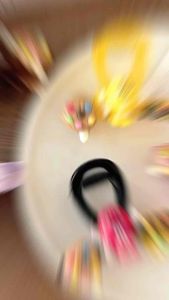 Cute Cartoon M bean Biscuits Hair Clip🎀