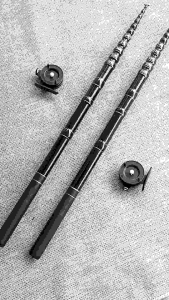 Joran Tegek Kolong Zoom Mini Keiryu Superblack 360 & Reel