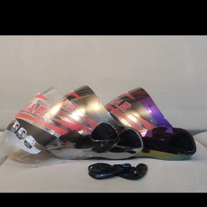 KACA HELM VISOR NHK R6 SILVER