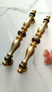 Handle Pintu Rumah Asli Kuningan Model Bimo 34 cm