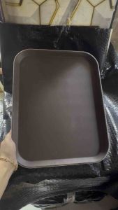 Rectangular Rubberized Non-Skid Bar Tray Heavy Duty 20CM x 15CM Kitchenware & Tableware Serving Wares Utensils