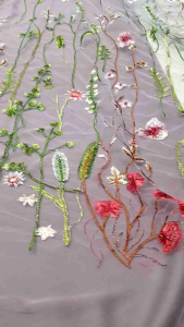 Kain/bahan tile bordir valentino lace/kain kebaya