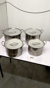 24CM 26CM 28CM 30CM Periuk Tinggi Tahan Karat/ Periuk Kukus/ Stainless Steel STOCK POT/Stockpot/TALL POT STAINLESS STEEL