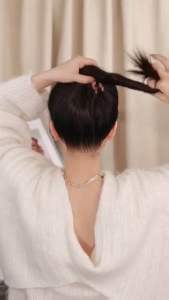 Vòng búi tóc chùm hoa phong lan 5 tua rua hình chuông xinh xắn vòng kẹp tóc cho nữ màu xanh lá