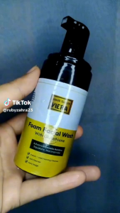 VIERA Foam Facial Wash Low pH 120ml dengan Centella Asiatica Niacinamide Squalane Cleanser Facial Foam