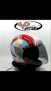 VIRTUE Helm K-Pop Idol Cewek Remaja Dewasa SNI Half Face Original Garansi Size M L XL