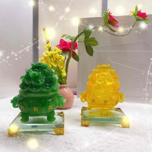 Fortune Bliss Feng Shui Jade Cornucopia Lucky Charm Ornament